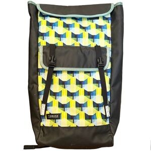 Timbuk2 Custom Prospect Laptop Backpack, Black, Blue, Yellow, 21” H X 11” W